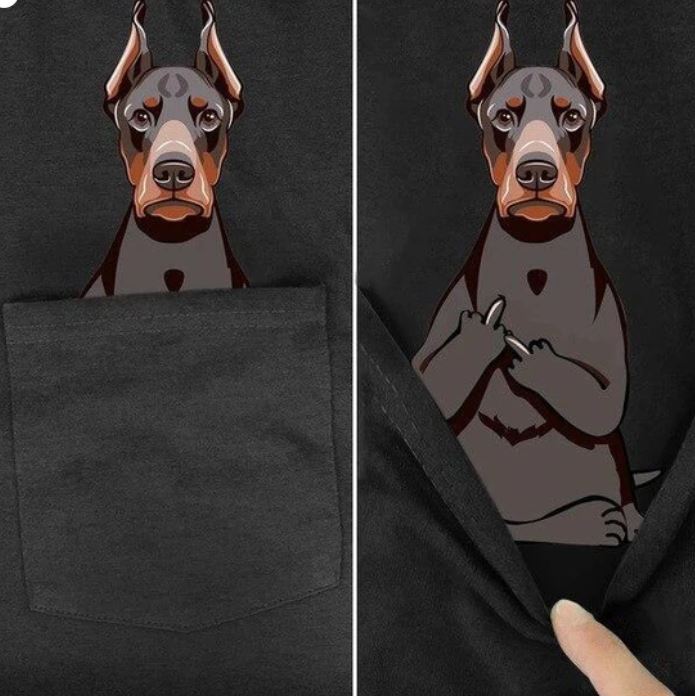 Ein FXXX Hundetaschen-T-Shirt