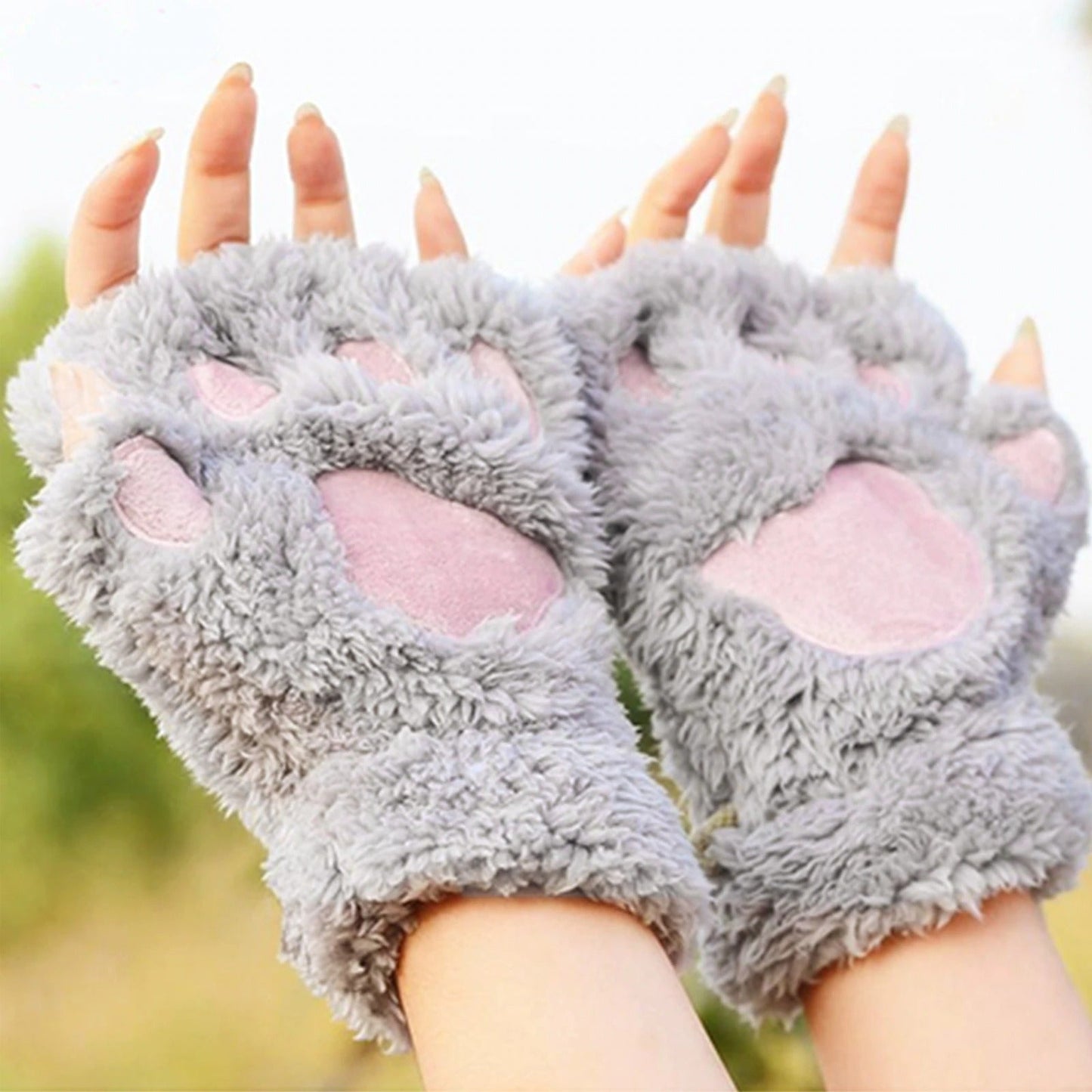 Cat Paw Winter Gloves