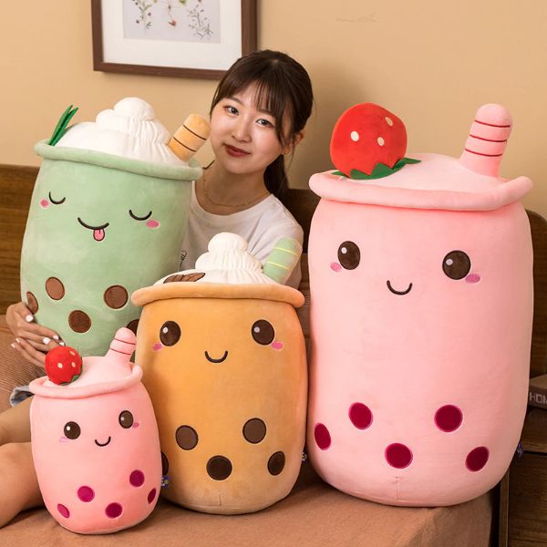 かわいいタピオカミルクティーぬいぐるみ