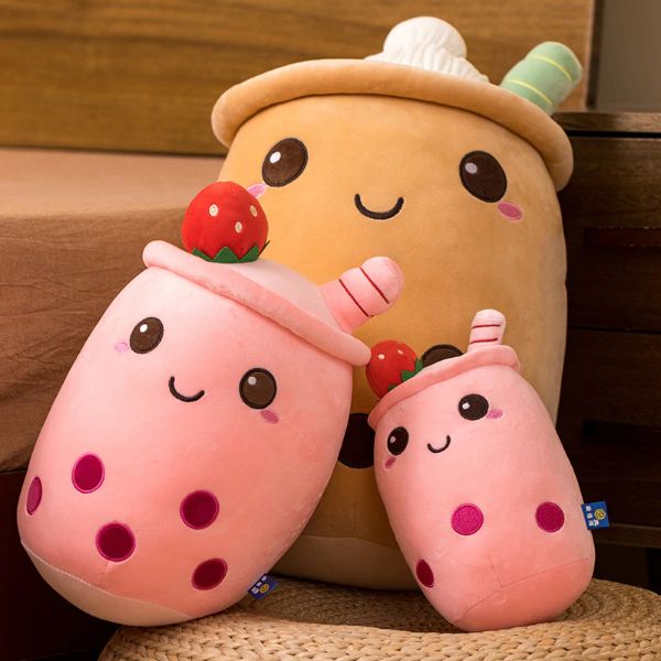 かわいいタピオカミルクティーぬいぐるみ