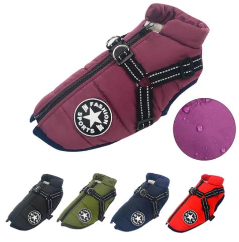 Mycatpuppyshop™ PREMIUM WINTERGESCHIRRJACKE