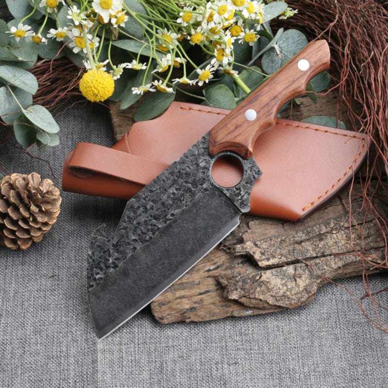 HandForged Meat Butcher Cleaver Kitchen Knife