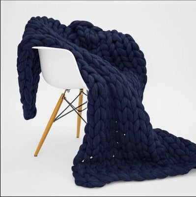 Knit Blanket Throw