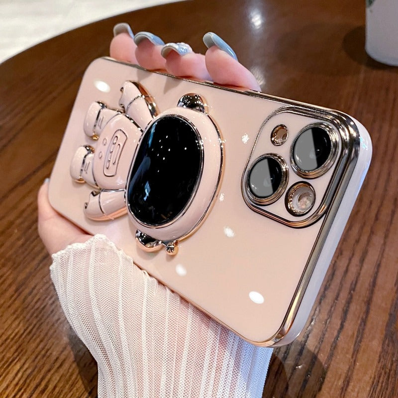 Astronauten-Handyhülle mit Ständer für iPhone