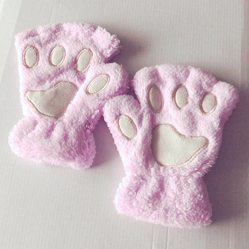 Cat Paw Winter Gloves