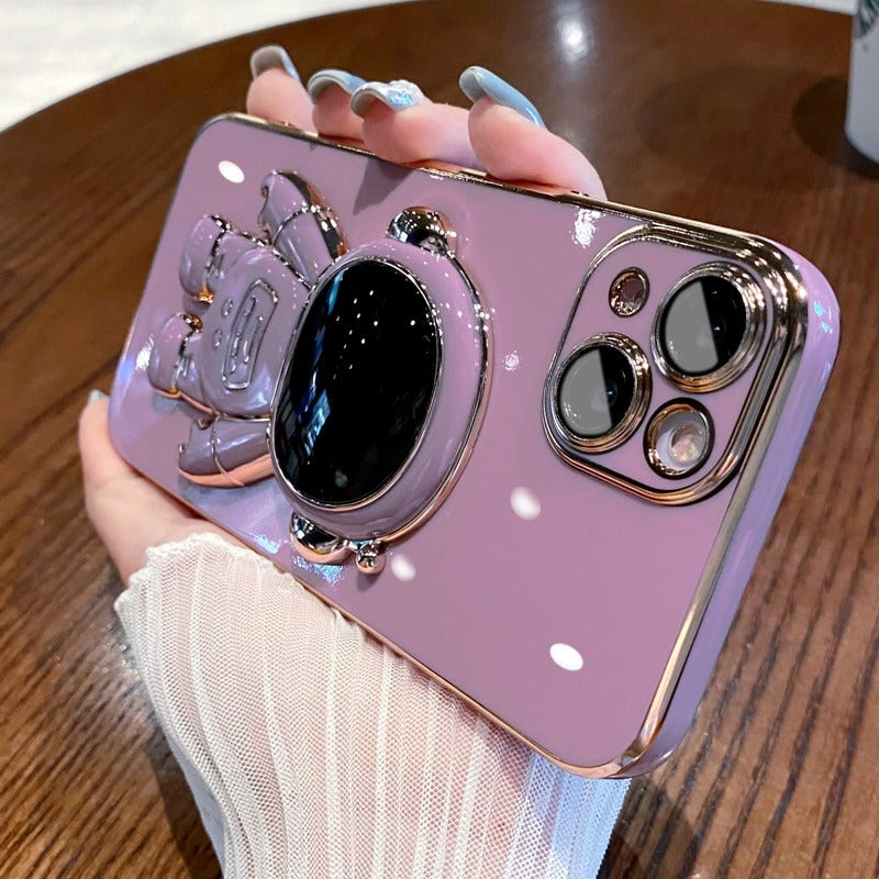 Astronauten-Handyhülle mit Ständer für iPhone