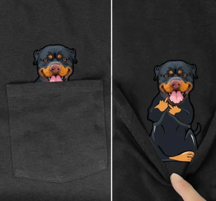 Ein FXXX Hundetaschen-T-Shirt