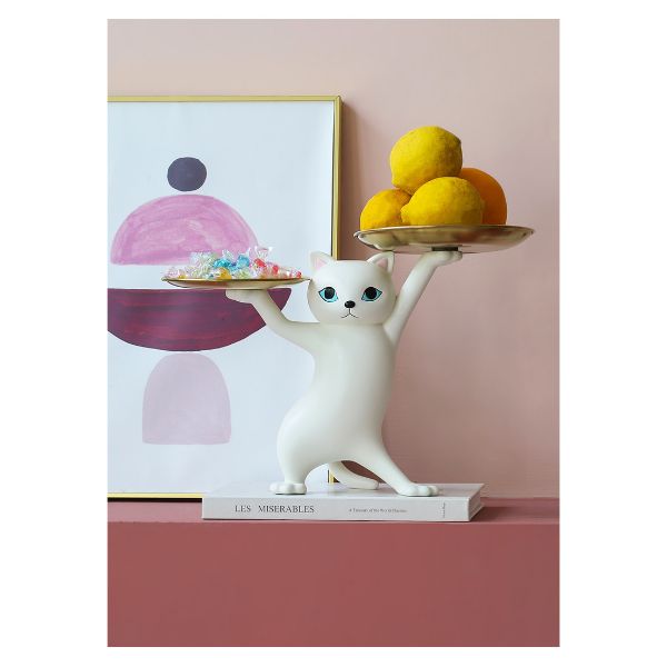 Egyptian Cat Storage Figurine