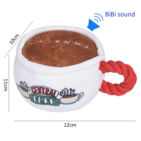 Quietschspielzeug für Hunde „Thread Wave“ (mehrere Geschmacksrichtungen)