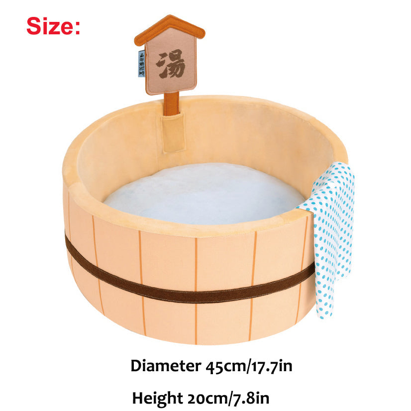 Japanese Onsen Bath Cat /Dog Bed