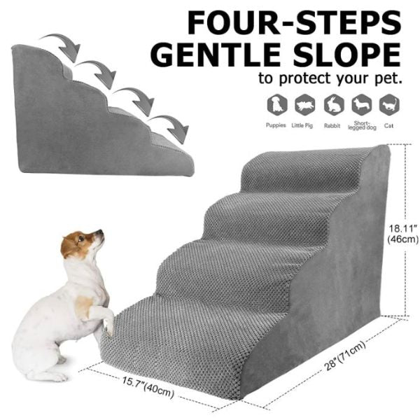 PetStair 高密度フォーム犬用ラダーステップ