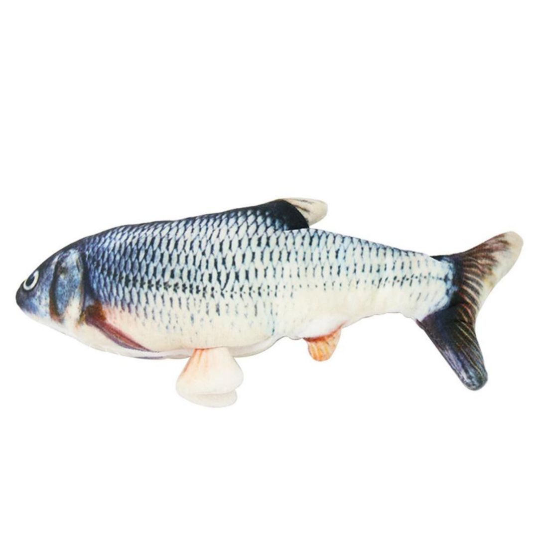 2024 Verbessertes interaktives Katzenspielzeug mit zappelndem Fisch