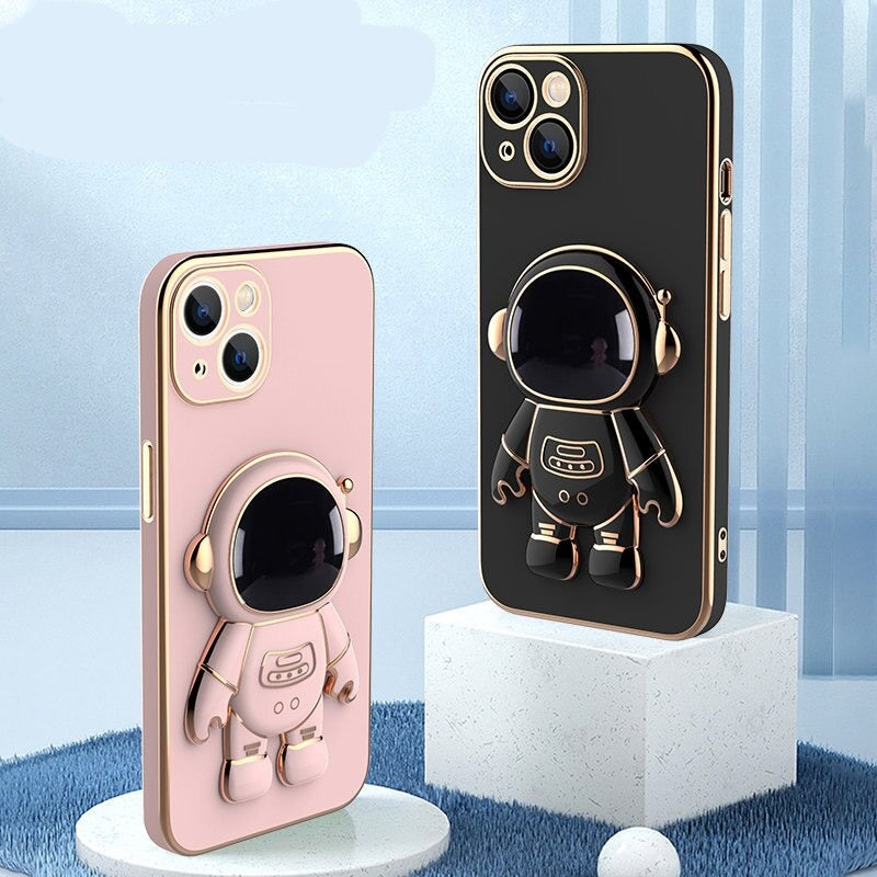 Astronauten-Handyhülle mit Ständer für iPhone