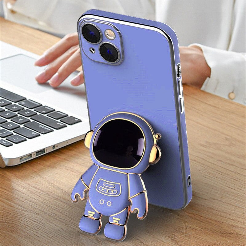 Astronauten-Handyhülle mit Ständer für iPhone