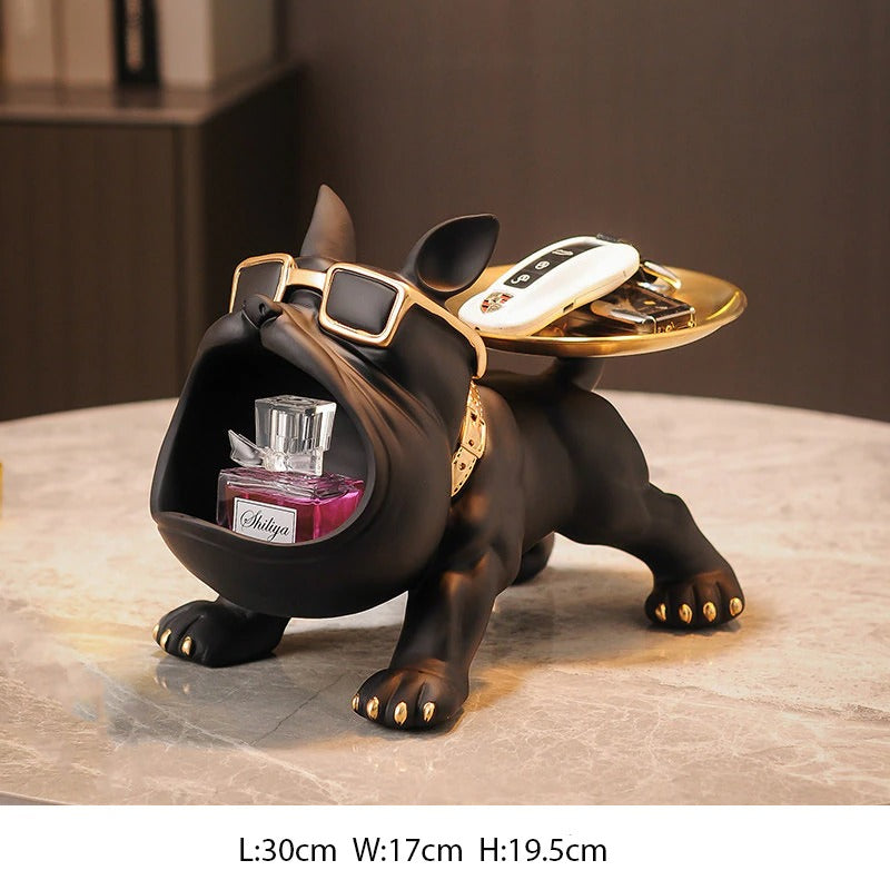 Nordic Twin & Big Mouth French Bulldog Desktop Decoration