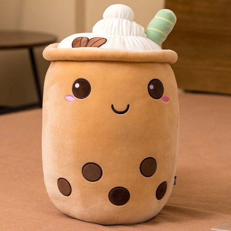 かわいいタピオカミルクティーぬいぐるみ