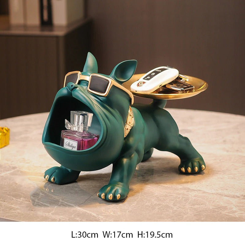 Nordic Twin & Big Mouth French Bulldog Desktop Decoration