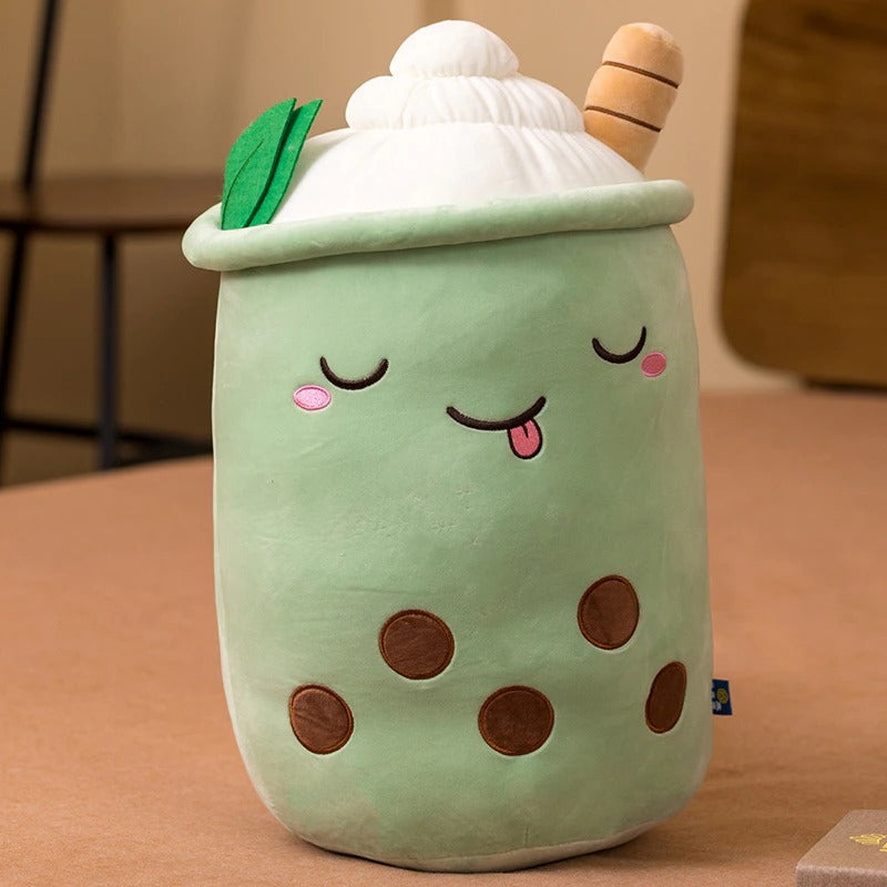 かわいいタピオカミルクティーぬいぐるみ