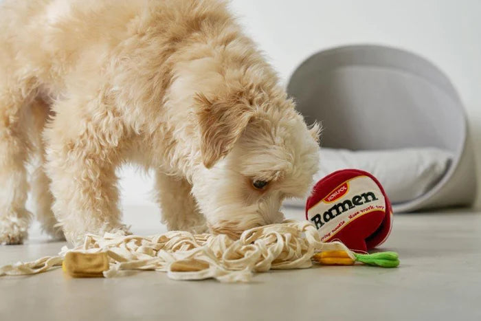 ラーメン犬用おもちゃ