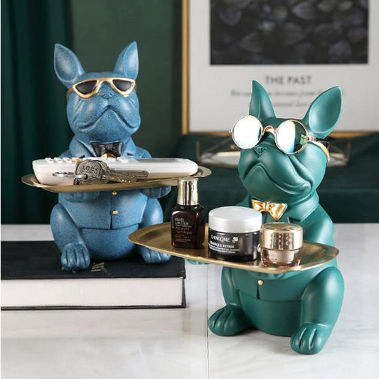 Nordic French Bulldog Stature Ornament Piggy bank