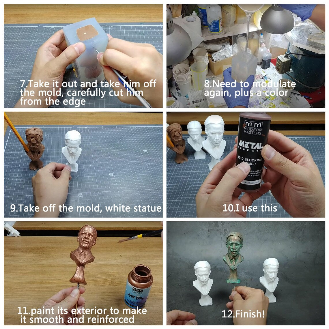 手作りの三頭犬樹脂工芸品樹脂像魔法の三頭犬