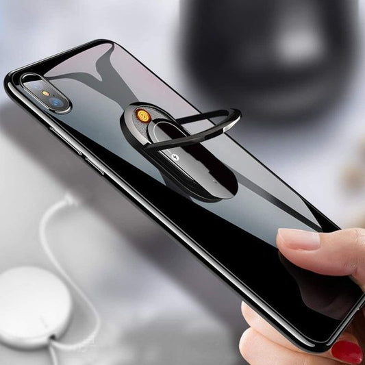 USB Cigarette Lighter Magnetic Phone Holder
