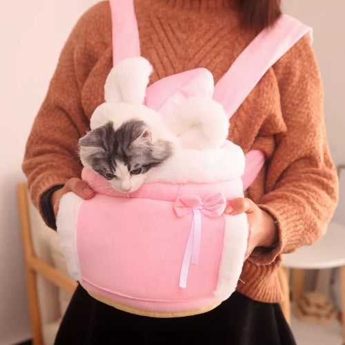 Kawaii Cute Warm Cat Carrier Bag