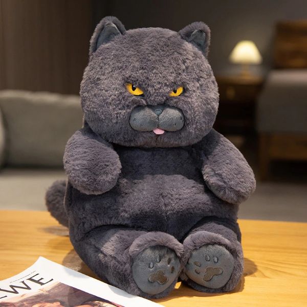 Fuming Furball Schwarze Katze Squish Plüschtier
