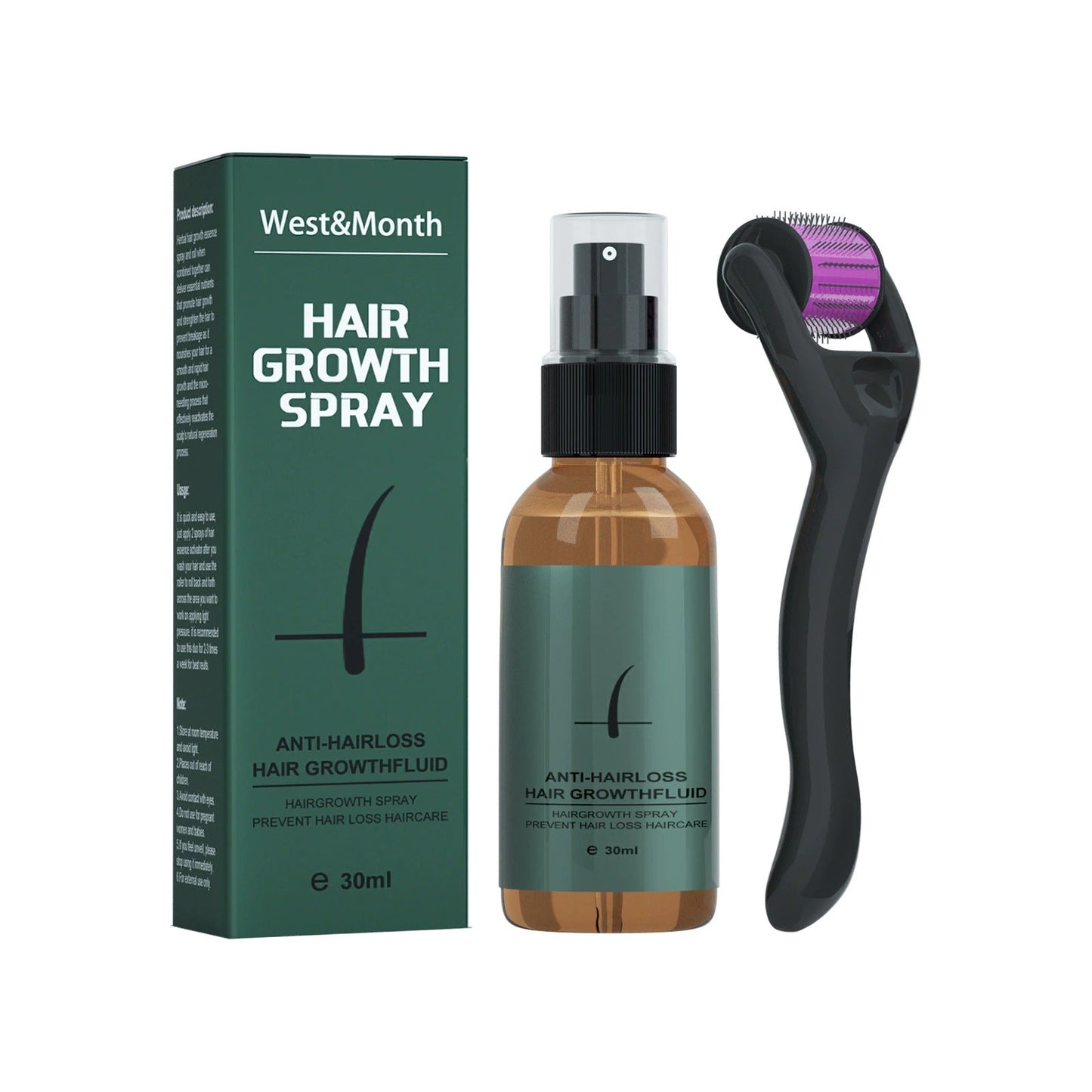 West&Month Men Beard Growth Oil