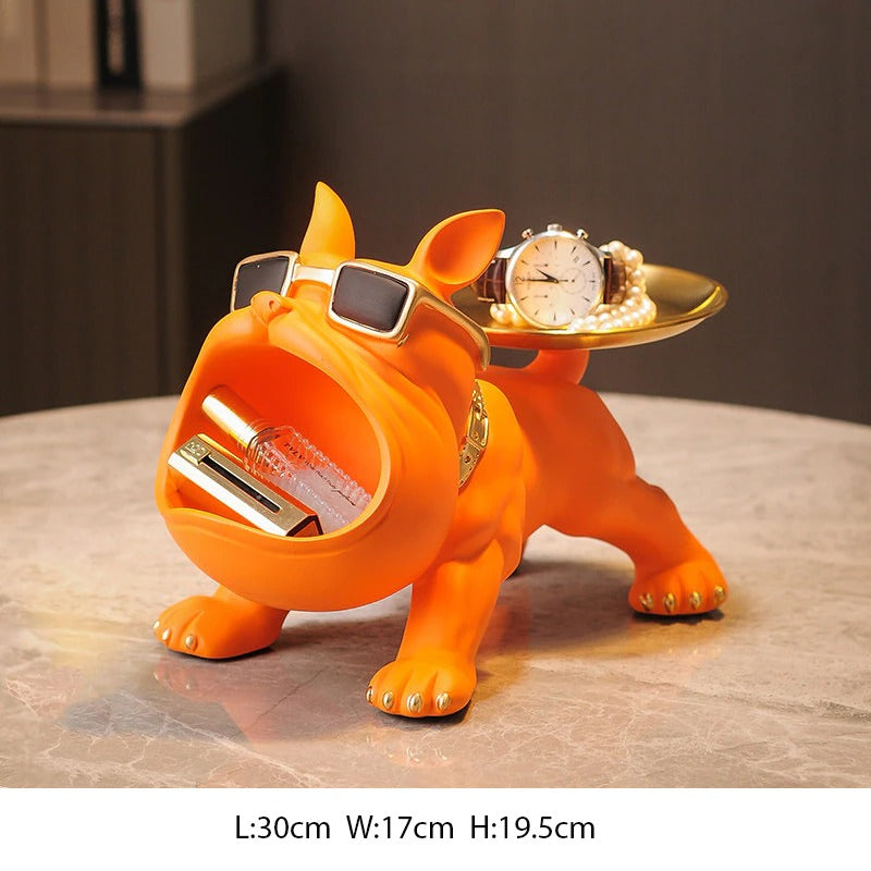 Nordic Twin & Big Mouth French Bulldog Desktop Decoration