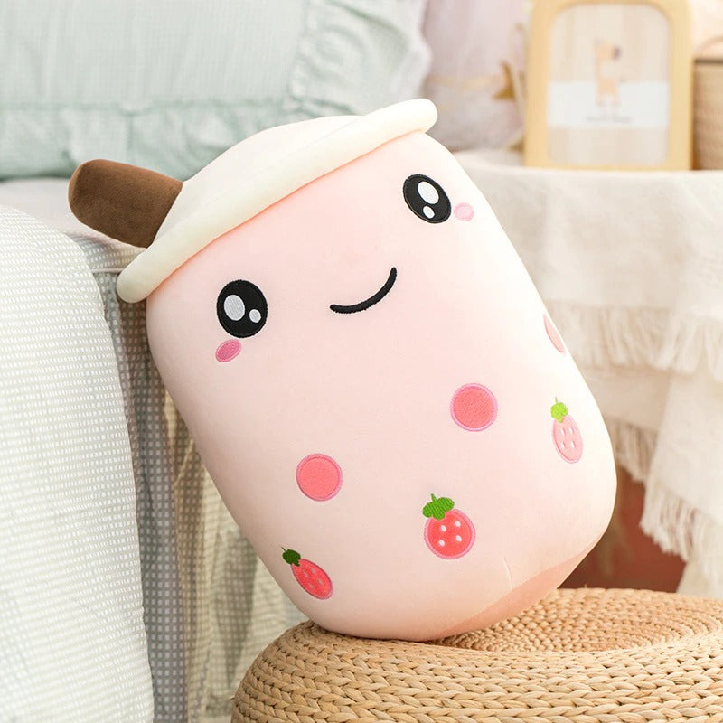 かわいいタピオカミルクティーぬいぐるみ