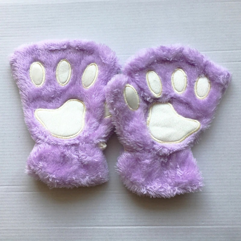 Cat Paw Winter Gloves