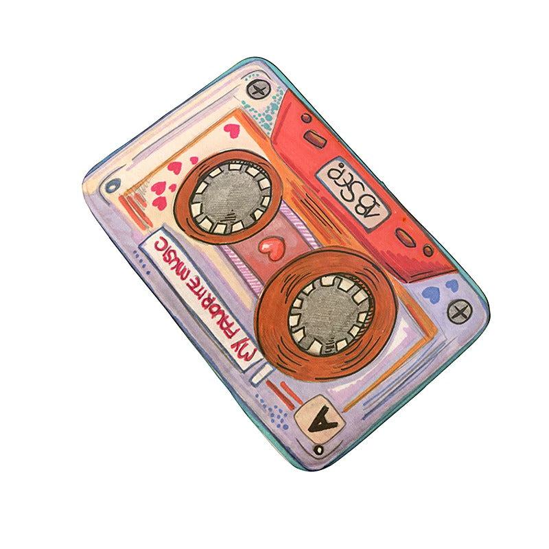 レトロカセット滑り止めドアマット