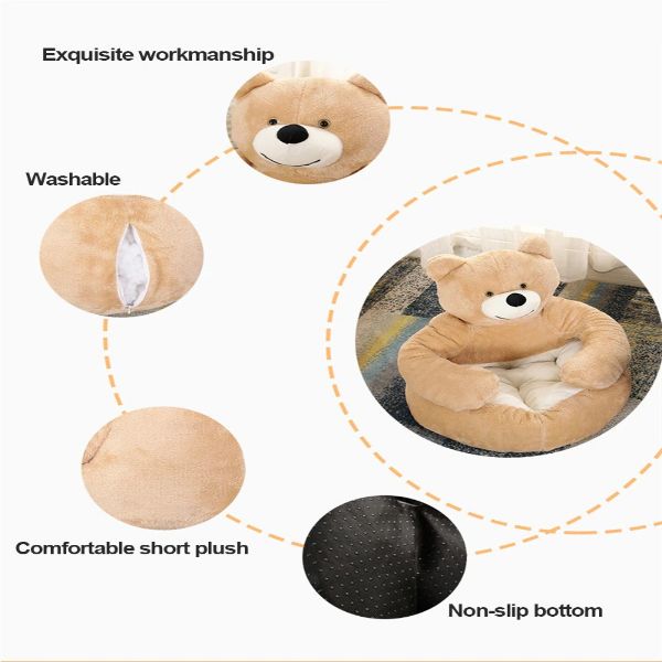 Bear Hug Plüschbett für Katzen und Hunde