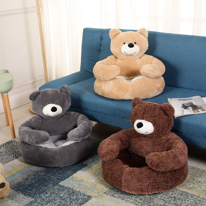 Bear Hug Plüschbett für Katzen und Hunde