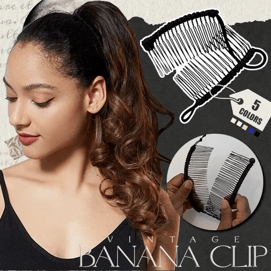 ヴィンテージバナナヘアクリップ