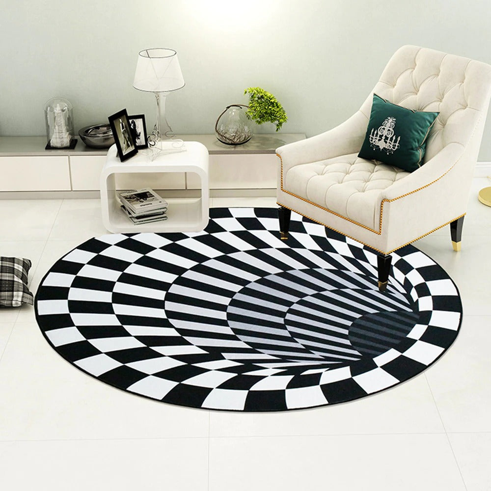 Three Dimension Design Rugs 3D Optical illusion Carpet – Barkermeow