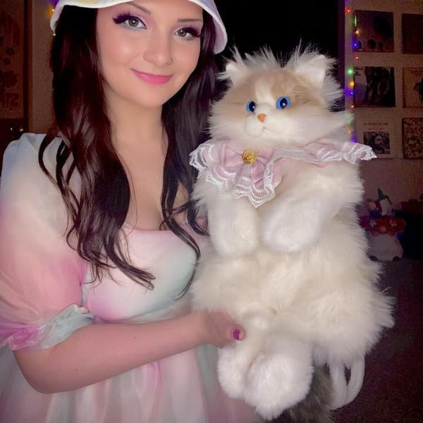 Ultra Realistic Handmade Ragdoll Plush Cat Bag