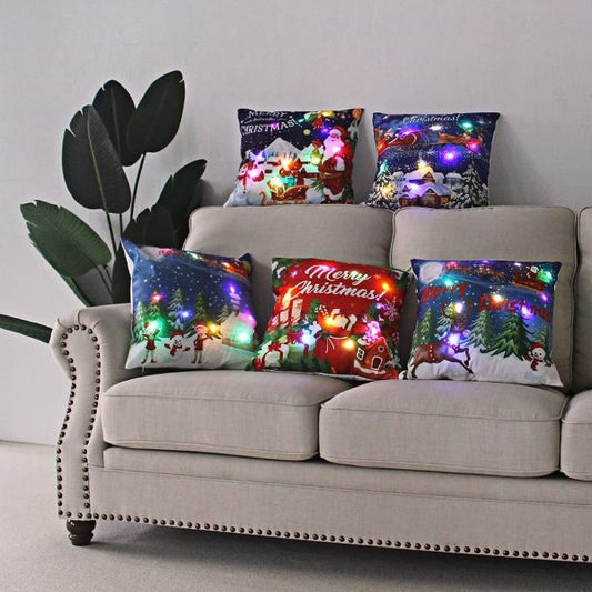 2023 Christmas LED Cushion Cover (45 cm)