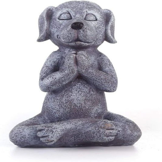 Zen-Meditierende Buddha-Hundestatue Buddha