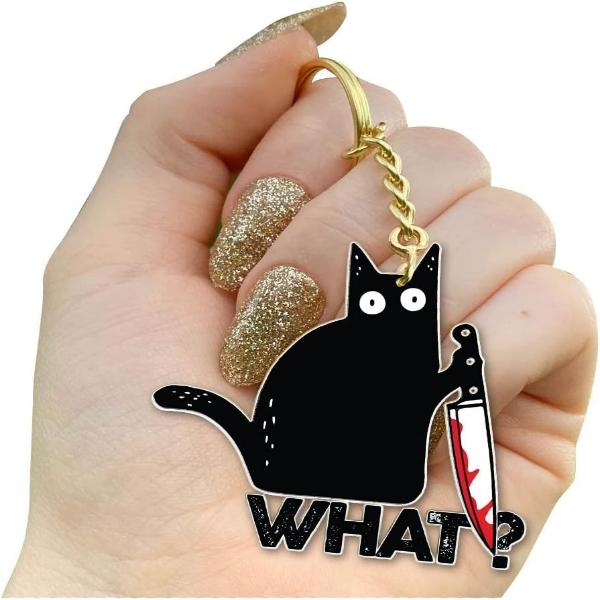 Killer Cat Bag Pendant & Keychain