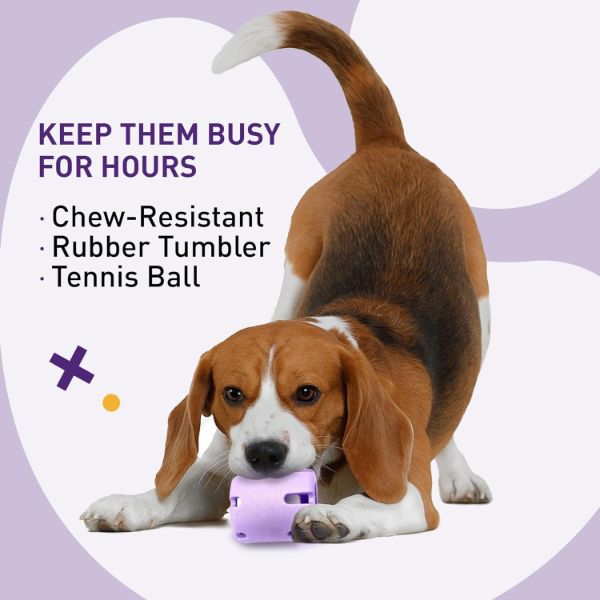 Tennis Tumble Puzzle Dog Toy – Barkermeow