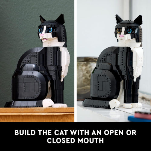 Tuxedo Brick LE-GO Cat