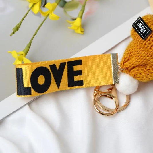 GRATIS GESCHENK Pompom Schlafendes Baby Plüsch Schlüsselanhänger 