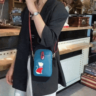 Kawaii japanische Katze Umhängetasche