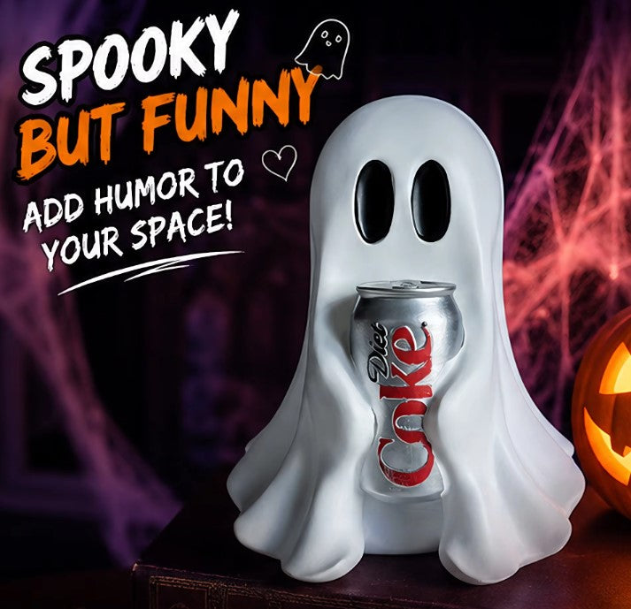 Halloween Geist Walking Dog &amp; Lagerfeuer Geister Nachtlicht