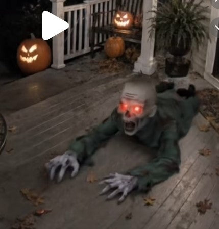 Crawling Zombie Halloween Decoration