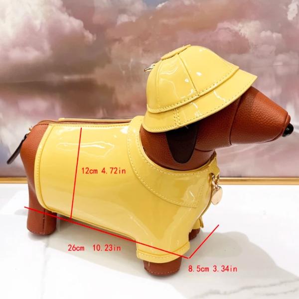 Daschund Crossbody Bag Purse