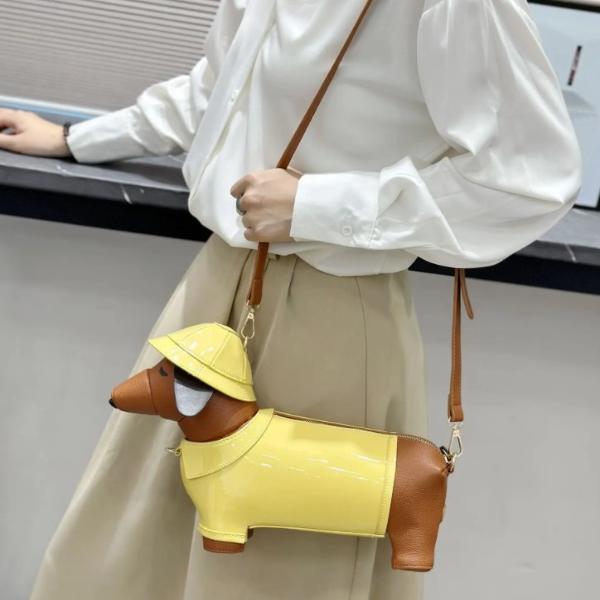 Daschund Crossbody Bag Purse