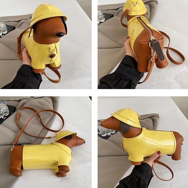Daschund Crossbody Bag Purse